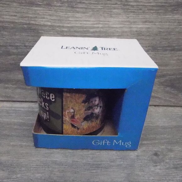 Leanin Tree Mug Gift This Place Quacks Me Up Duck Baby Costume Coffee Cup - Picture 7 of 12